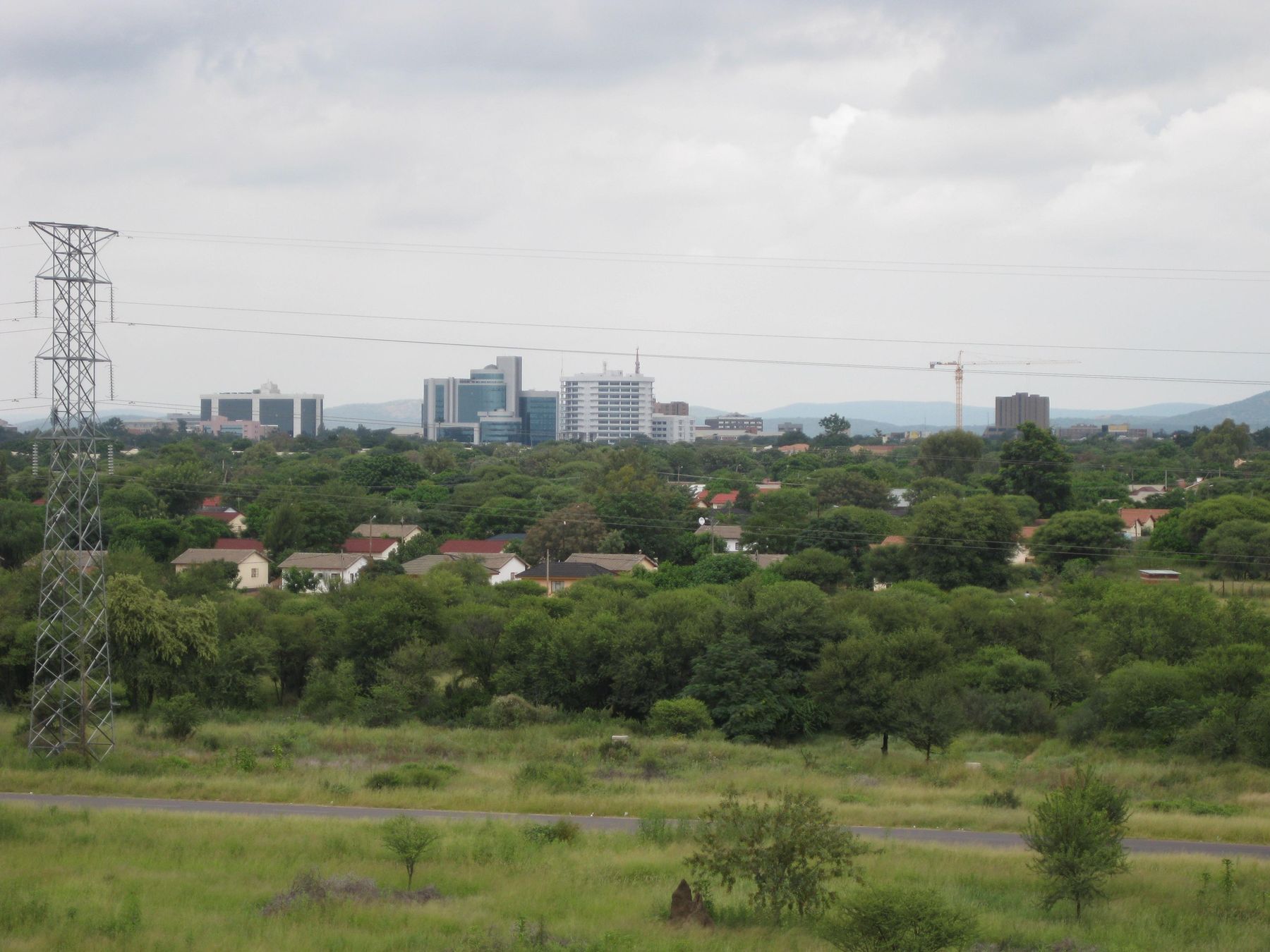 Gaborone city skyline, Botswana